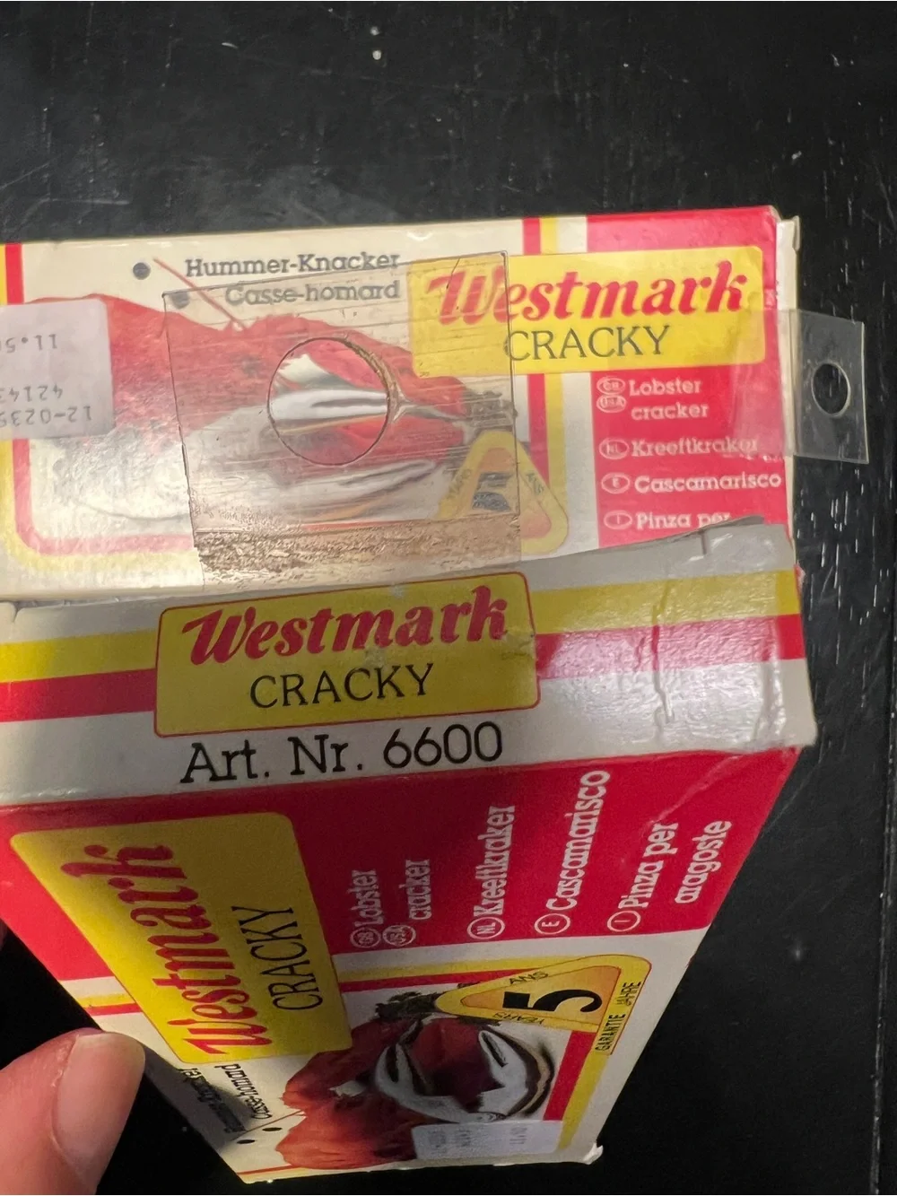 Two Westmark Cracky lobster cracker; VINTAGE; New in box